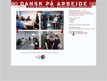 Tablet Screenshot of dansk-paa-arbejde.dk